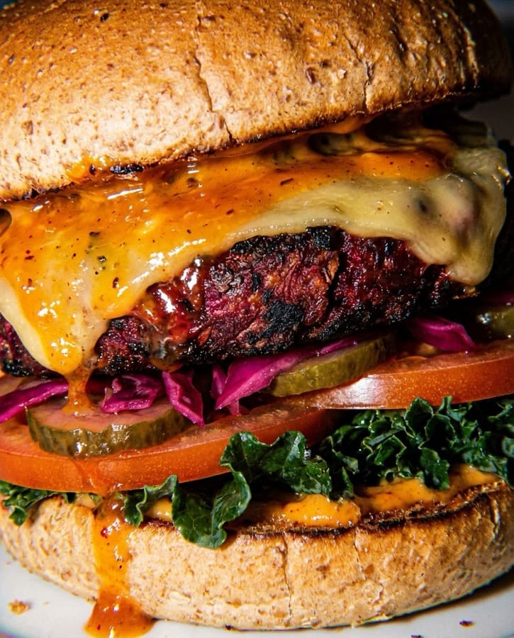 Smash cheeseburger