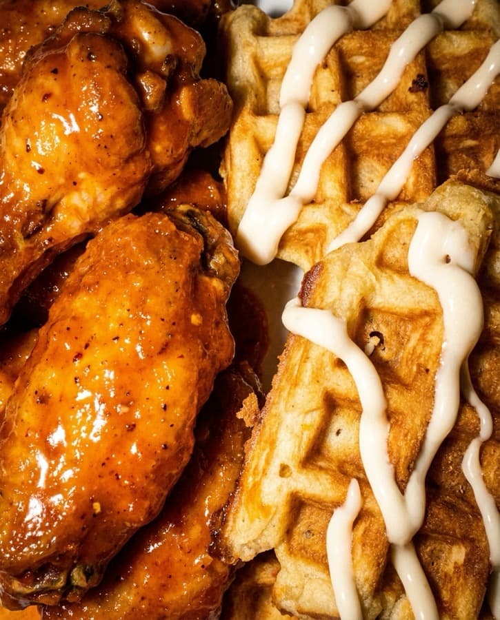 Hot wings & waffles